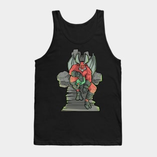 Satan Satanic Santa Claus Christmas Devil Gothic Occult Goth Tank Top